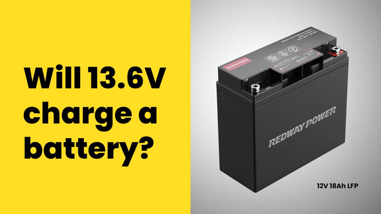 Will 13.6 volts charge a battery?
