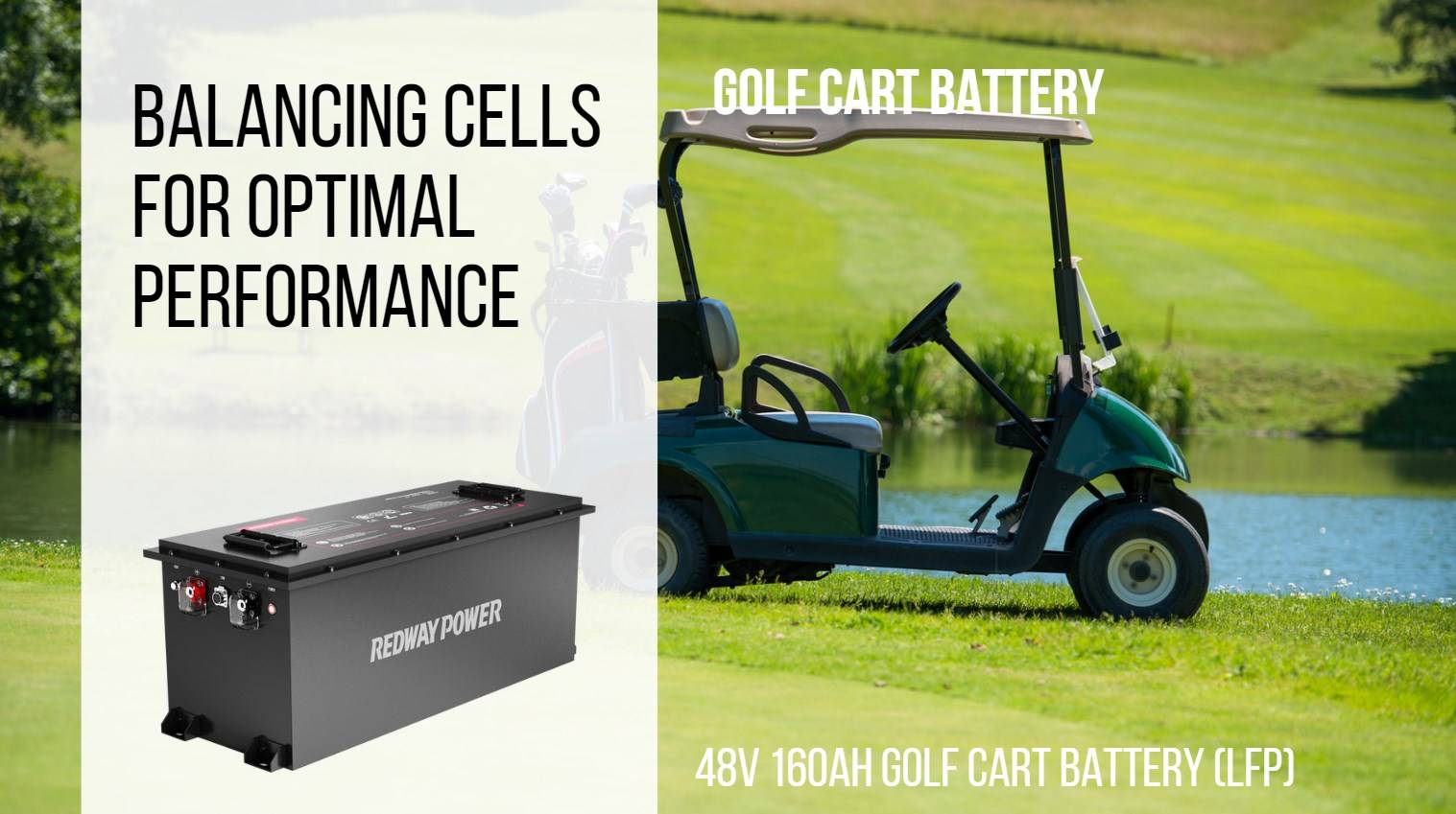 Balancing Cells for Optimal Performance. Safe Charging for Lithium Golf Cart Batteries. 48v 150ah 160ah golf cart battery