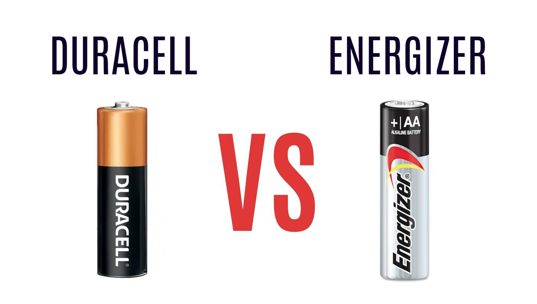 Energizer v duracell discount
