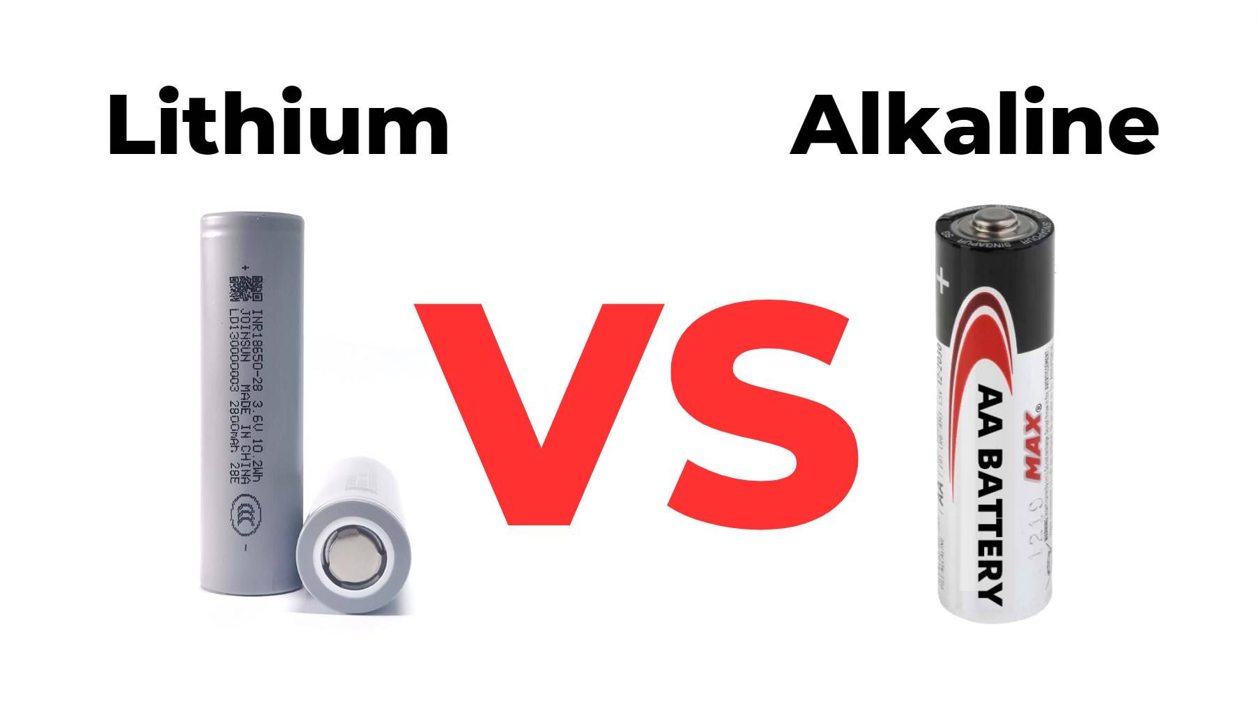 Should I Choose Lithium or Alkaline Batteries? joinsun 18650 factory