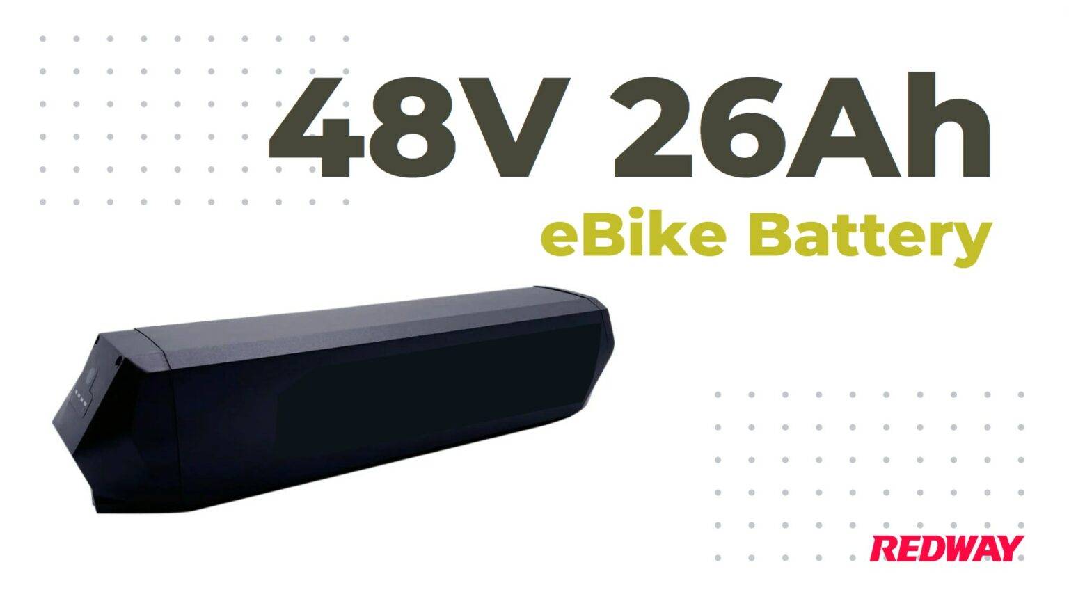 Batteria Li-Ion 48V 25Ah Per Bici Elettrica Con BMS, XT60, DC E Caricabatterie 54.6V