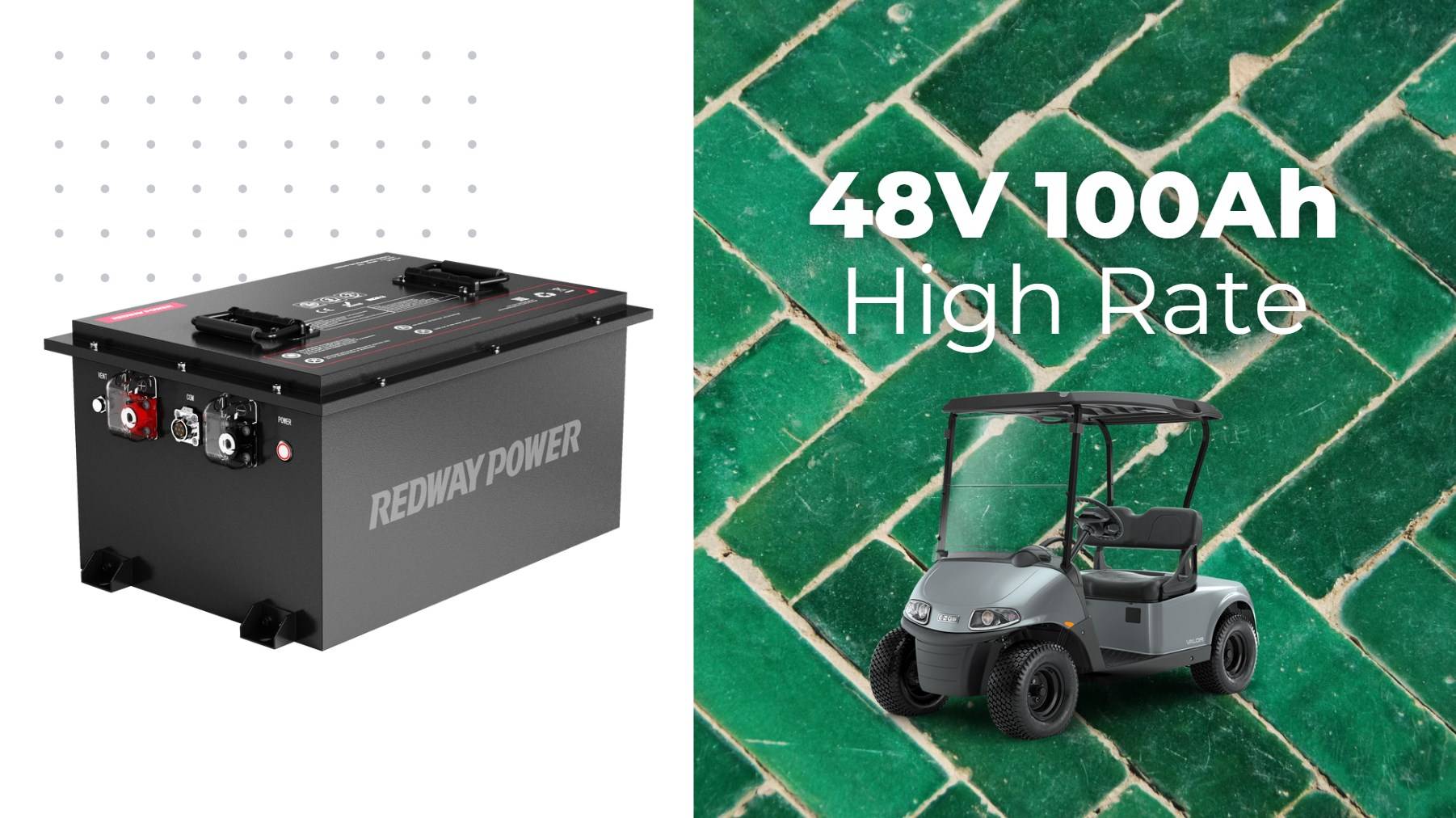 Technician Working On A Golf Cart Battery