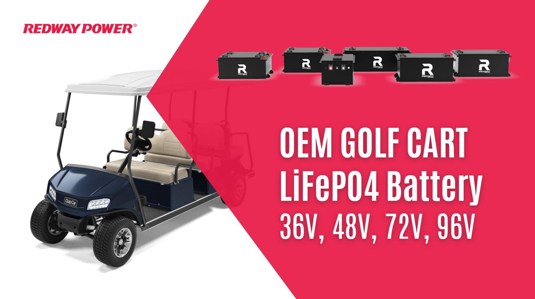 What Are the Key Specifications of LiFePO4 Golf Cart Batteries