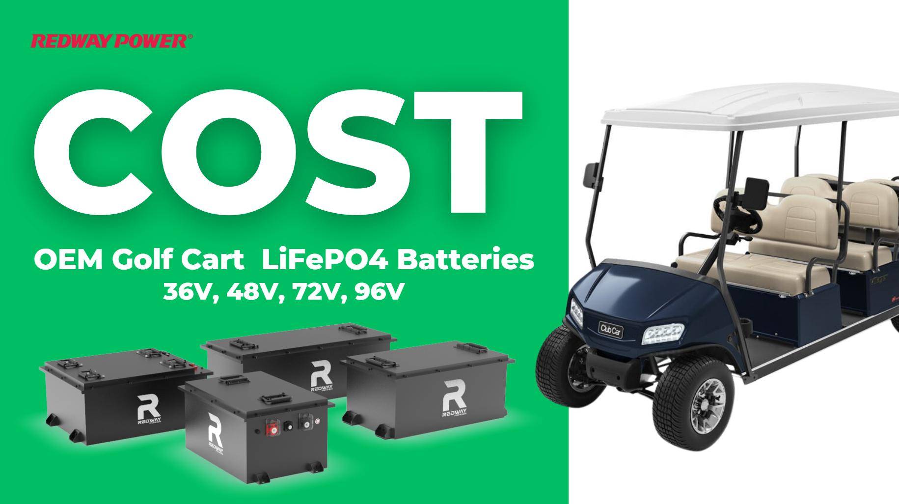 How Do LiFePO4 Batteries Reduce Golf Cart Ownership Costs?
