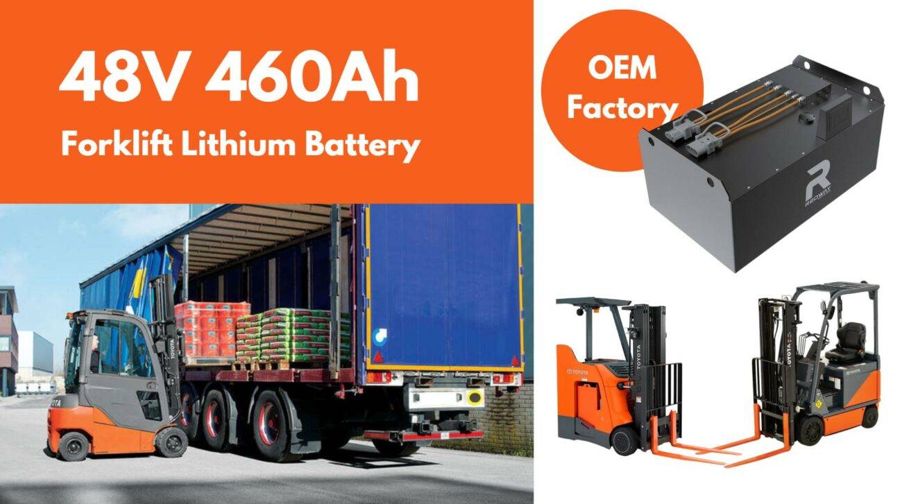 Best for Global Standards, Redway 48V 460Ah Forklift Lithium Battery