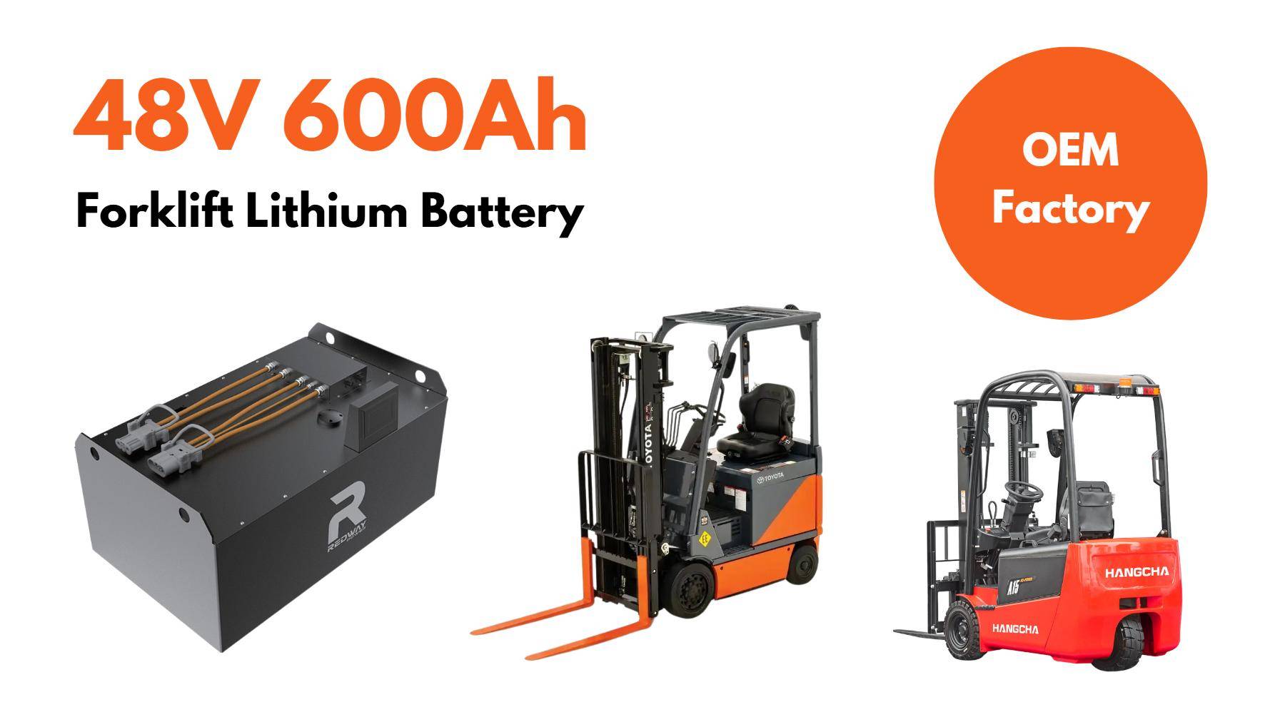 Best Scalable Solutions for Enterprises with Multiple Facilities, Redway 48V 600Ah Forklift Lithium Battery