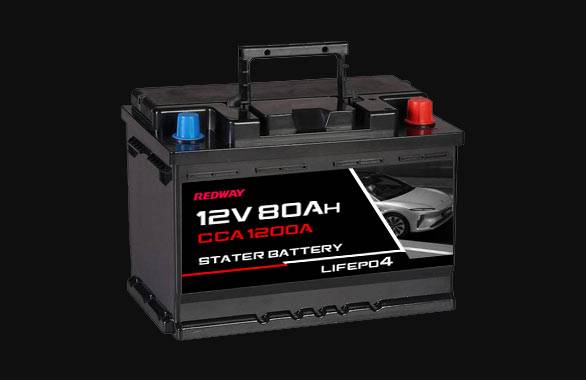 12v 80ah car starter lithium battery factory cca 1200a